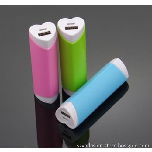 Promotional Gift with High Quality 2,600mAh Lipstick Portable Power Bank